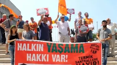 Kilimli'de Termik Santral Protestosu