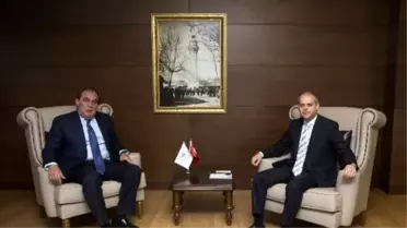 Bakan Çağatay Kılıç, Tff Başkanı Demirören'i Kabul Etti