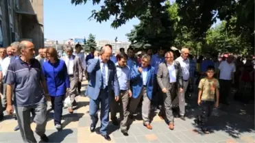 Başkan Büyükkılıç ve Ekibi Kapalı Çarşı Esnafı İle