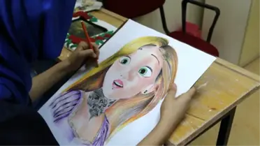 Genç Ressamın Azmi Başarı Getirdi