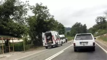 Fatsa'da Motosiklet Köpeğe Çarptı: 2 Yaralı