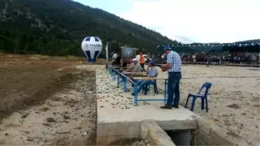 Huğlu'da Tek Kurşun Atış Heyecanı