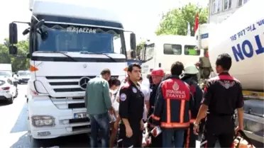 Hafriyat Kamyonunun Altında Kalan Kadın Ölümden Döndü