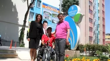 Milli Sporcuya Tam Teşekküllü Tekerlekli Sandalye Desteği