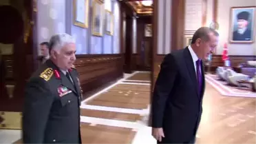 Orgeneral Özel'den, Cumhurbaşkanı Erdoğan'a Veda Ziyareti