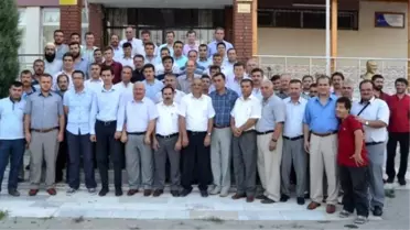 Müftü Coşkun'a Din Görevlilerinden Veda Yemeği