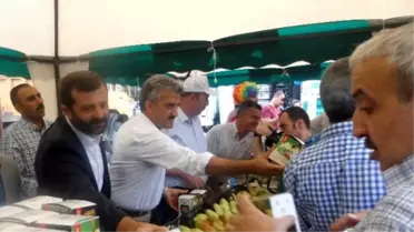 Şehir Merkezinde Tonlarca Armut Dağıttılar