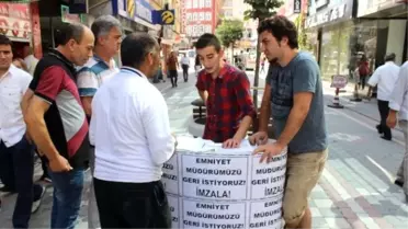Emniyet Müdürü'nün Gitmemesi İçin İmza Topluyorlar
