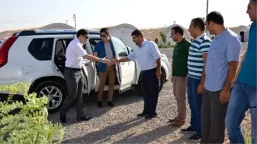 Viranşehir Kaymakamı Dr Huzeyfe Citer Çadırkentte İncelemelerde Bulundu