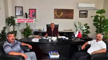 Mersin Esob Başkanı Dinçer'den, Adana Esob'a Taziye ve Tebrik Ziyareti