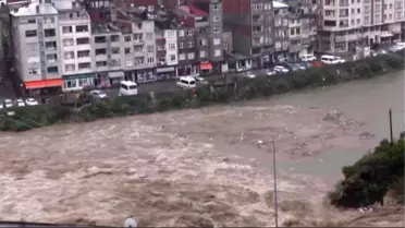 Artvin'deki Sel ve Heyelan - Köprü ve Yollar Sular Altında Kaldı