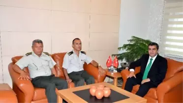 Vali Düzgün, Tuğgeneral Özcan'ı Kabul Etti