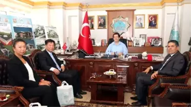 Çinli Yöneticiden Başkan Yazgı'ya Ziyaret