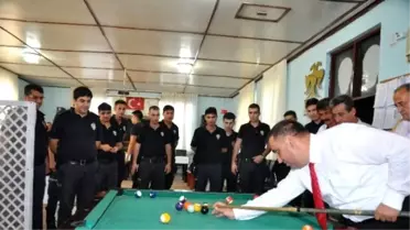 Kaymakam Atmaca ile Başkan Can, Çevik Kuvvet Amirliği'ni Ziyaret Etti