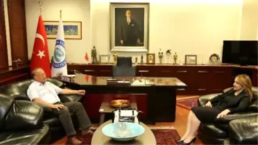 Türkiye Sanayici İş Kadınları ve İş Adamları Konfederasyonu'ndan Büyükşehir'e Ziyaret