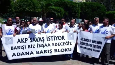 Adana'da Yapılacak Barış Mitingini Duyurmak İçin Gösteri