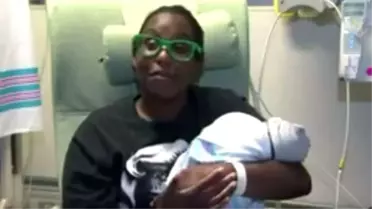 Sancısı Tutan Kadın Milyonda Bir Görülen Şekilde Doğum Yaptı