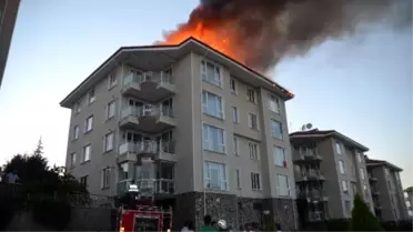 Kütahya'daki Çatı Yangını: 1 Yaralı
