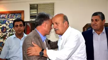 Bal-Göç Genel Başkanı Özkan, Kaymakam ve Başkanı Ziyaret Etti