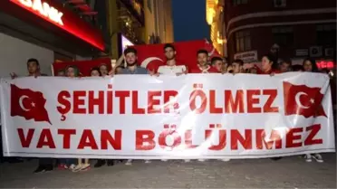 Ordu'da Teröre Tepki Yürüyüşü