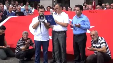 Balıkesir Memurlardan Teröre Tepki