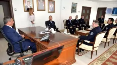 Yılmaz Yaman ve Ekibinden Vali Yılmaz'a Kuruluş Yıl Dönümü Ziyareti