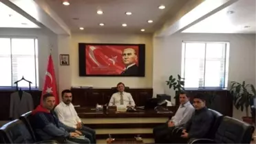 Gençlik Merkezlerinden Kaymakam Helvacı'ya Ziyaret