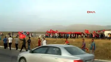 Sandıklı ve Dinar'da Terör Protestosu