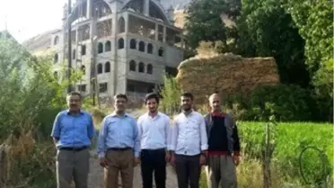 Müftü Geylani Cami İnşaatlarında İncelemelerde Bulundu