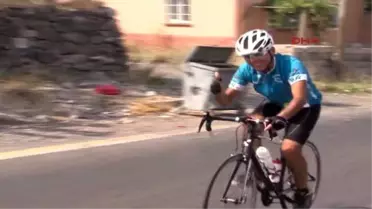 Ürgüp'te Başlayan Bisiklet Yarışı Erciyes'te Sona Erdi