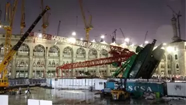Hacı Adaylarını Öldüren Vinç, Ağırlıkları Takılı Olmadığı İçin Devrilmiş