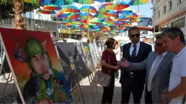 Gazi Muhtarpaşa'da 'Demokrasi' Sergisi Açıldı