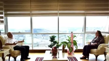 İbrahim Bilgin, Rektör Çakar'ı Ziyaret Etti