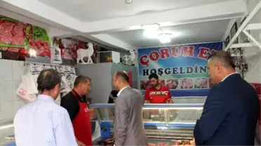 Gıda Tarım ve Hayvancılık İl Müdürlüğünde Kurban Öncesi Kasaplara Ziyaret
