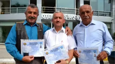 Sinoplu Muhtarlar 'Planör Uçuş Belgesi' Aldı
