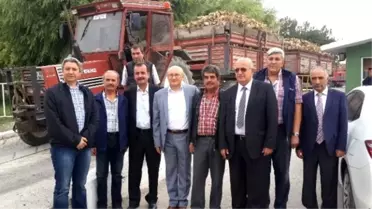 Çakırözer Fabrika Kapısında Çiftçilerle Buluştu