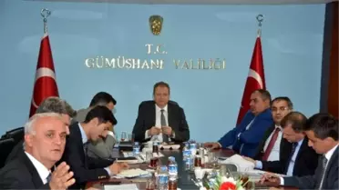 Gümüşhane İl Özel İdaresi'nin 2015 İş Sezonu Yatırımları Değerlendirildi