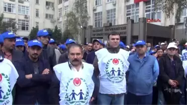 Uludağ Üniversitesi'nde Taşeron İşçi Eylemi