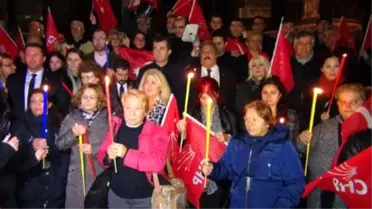 Almanya'daki CHP'liler Ankara'daki Saldırıyı Meşalelerle Kınadılar