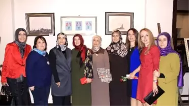Büyükşehir Konservatuarı Öğrencilerinden Ebru Sergisi