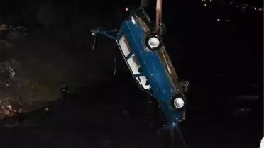 Amasya'da Otomobil Irmağa Uçtu, 1 Yaralı, 1 Kayıp