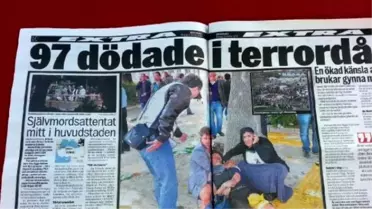 Ankara'daki Saldırı İsveç ve Norveç Gazetelerinin Birinci Sayfalarında