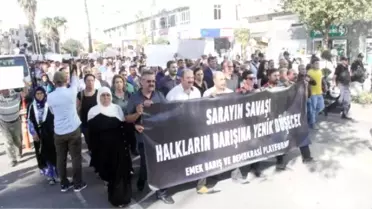 Ankara'daki Saldırı Şanlıurfa'da Yürüyüşle Protesto Edildi