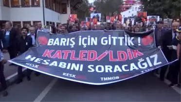 Terörü Akşamda Protesto Ettiler