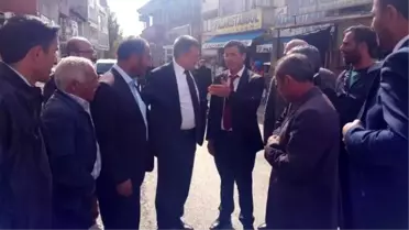 Aşkaleliler MHP'li Ertürk Çimen'e İşsizlikten Dert Yandı