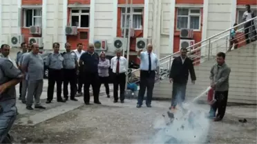 Birecik Devlet Hastanesi'nde Yangın Eğitimi ve Anne Sütü Semineri