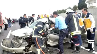 Malkara'da Otomobil ile Cip Çarpıştı: 4 Yaralı