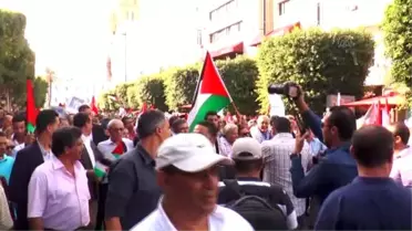 Tunus'ta Filistinlilere Destek Gösterisi