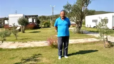İzin Verilmeyince Karavanlardan Otel Yaptı