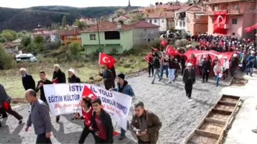 Çankırı'da 7'nci İstiklal Yolu Yürüyüşü